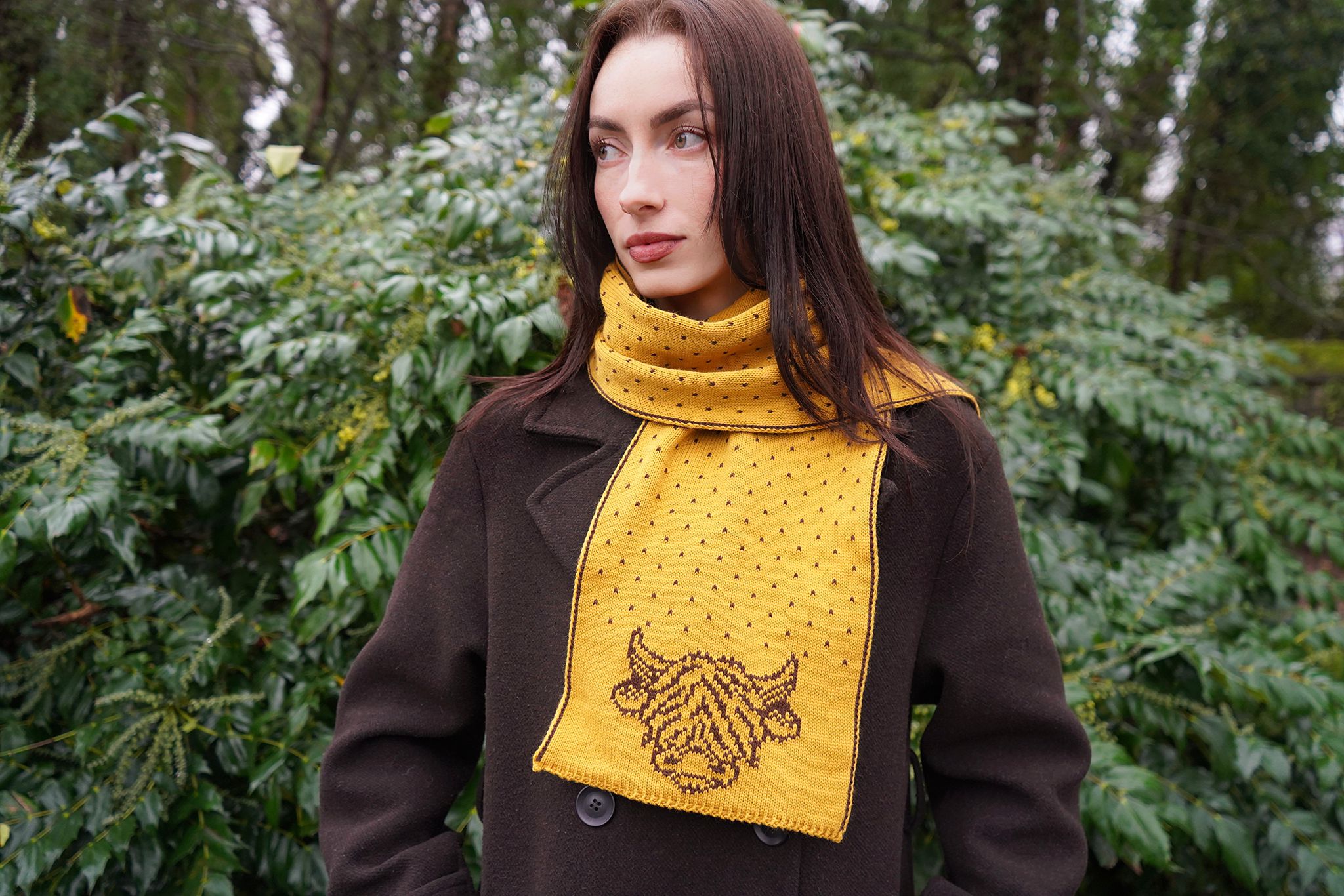 Highland Cow Hat & Scarf Set. - Image 6