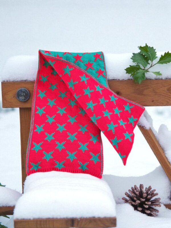 Star Christmas Scarf - Image 4